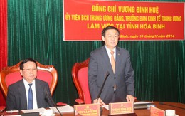 Ban Kinh tế Trung ương làm việc với Thường trực tỉnh ủy Yên Bái và Hòa Bình
