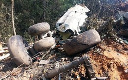 [Ảnh] Hiện trường vụ rơi máy bay quân sự tại Lào