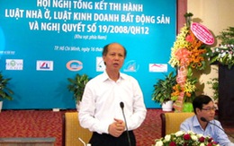 Thứ trưởng Bộ Xây dựng Nguyễn Trần Nam: Căn hộ nhỏ là phù hợp thực tế 