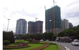 Cất nóc tòa nhà 40 tầng tại Hà Nội