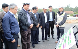 Bộ trưởng Đinh La Thăng thị sát đường cao tốc Nội Bài – Lào Cai