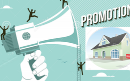 Những chiêu cực độc… câu khách bất động sản