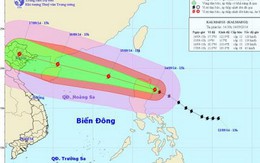 Bão Kalmaegi giật cấp 13 có thể đổ bộ vào Quảng Ninh-Hải Phòng