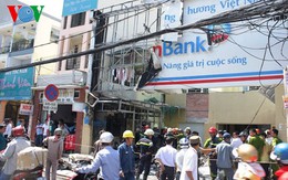 Vietinbank: Thợ hàn làm cháy sân để xe của phòng giao dịch