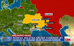 [Map] Hình ảnh khó tin trên không phận Ukraina sau vụ MH17