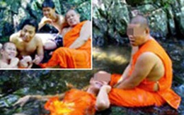 Thái Lan chấn động vì loạt ảnh phóng túng của các nhà sư 