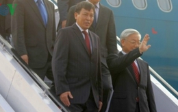 Tổng bí thư Nguyễn Phú Trọng bắt đầu chuyến thăm Ấn Độ