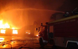 Cháy lớn tại Khu chế xuất Linh Trung 3, thiệt hại hàng trăm tỉ đồng