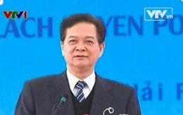Thủ tướng dự Lễ Khởi công Dự án Đường ô tô Tân Vũ - Lạch Huyện