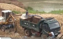 Chưa ngăn chặn được việc khai thác cát sỏi trái phép ở Bắc Giang 
