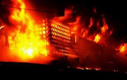 Cháy khu chợ mới tại Sóc Trăng, thiệt hại hàng tỷ đồng