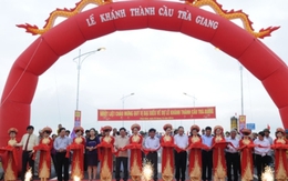 Thái Bình: Khánh thành cầu Trà Giang và khởi công cầu vượt sông Trà Lý
