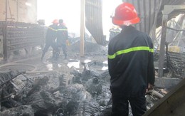 Cháy lớn cơ sở sản xuất bao bì tại Tiền Giang 