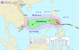 Sáng sớm 9/12 bão Hagupit sẽ đi vào khu vực phía Đông biển Đông