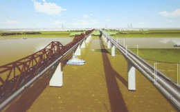 Cân nhắc phương án xây cầu đường sắt cách cầu Long Biên 75m