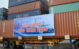 Cảng Đà Nẵng đón tấn hàng đầu năm 2015