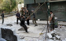Cận cảnh bom tự chế, ná thun, xe bắn đá của quân nổi dậy Syria