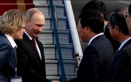 Những hình ảnh đón tiếp Tổng thống Nga V.Putin đến thăm Việt Nam