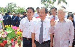 Tổng bí thư Nguyễn Phú Trọng làm việc với các doanh nghiệp đầu tư vào Lào