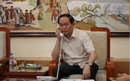 Bộ trưởng Trần Đại Quang điện đàm với Bộ trưởng Bộ Công an Trung Quốc