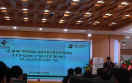 Công ty quản lý đầu tư Trí Việt chính thức niêm yết cổ phiếu