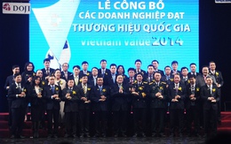 Vinamilk tiếp tục được vinh danh thương hiệu Quốc gia năm 2014