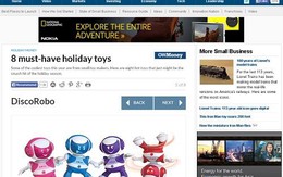 CNN bình chọn Robot TOSY là đồ chơi của Giáng sinh 2013