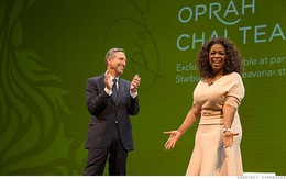 Starbucks 'bắt tay' với nữ hoàng talk show Oprah Winfrey để bán trà