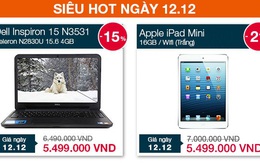 Cuồng nhiệt với hàng ngàn mặt hàng giảm giá tại Lazada ngày 12/12/2014