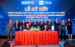 Lễ ký kết thỏa thuận hợp tác toàn diện giữa BIDV và VGSI