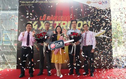 Đại Lý Mitsubishi Satsco bàn giao 14 xe chở tiền cho Ngân hàng TMCP Sài Gòn