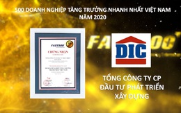 Tập đoàn DIC tăng hạng vượt bậc trong bảng xếp hạng FAST500 năm 2020