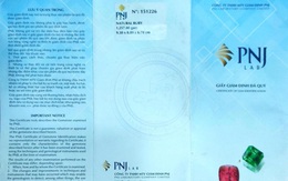 Cảnh báo chiêu thức lừa đảo mới: Giả mạo giấy giám định đá quý của PNJ