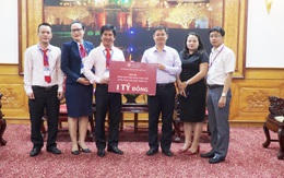 Tập đoàn DOJI ủng hộ 1 tỷ đồng hỗ trợ người dân vùng lũ tỉnh Thừa Thiên - Huế