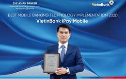 VietinBank iPay Mobile đạt giải ứng dụng công nghệ ngân hàng tốt bậc nhất do The Asian Banker trao tặng