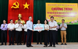 PVN cùng các đơn vị BSR và PVGAS hỗ trợ tỉnh Quảng Ngãi khắc phục thiệt hại do bão số 9