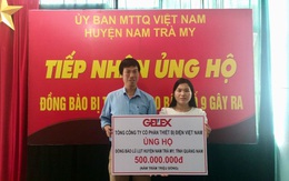 GELEX tiếp tục hỗ trợ người dân vùng lũ lụt, sạt lở tại tỉnh Quảng Nam