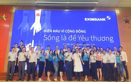 Eximbank tổ chức ngày hội hiến máu nhân đạo “Sống là để yêu thương”