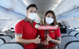 Cùng Vietjet lan toả niềm vui trên chuyến bay nhân ngày 1/6