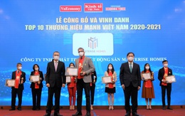 Masterise Homes được vinh danh Top 10 Thương hiệu mạnh Việt Nam 2021