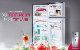 Tủ lạnh LG Ngăn đá trên, đơn giản mà đủ tươi ngon, trọn tốt lành