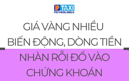 Giá vàng nhiều biến động, dòng tiền nhàn rỗi đổ vào chứng khoán