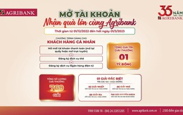 Gần 800 cơ hội “Mở tài khoản nhận quà lớn cùng Agrbank”