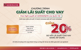 Agribank giảm tiếp 20% so với lãi suất cho vay để hỗ trợ khách hàng