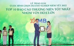 Báo cáo thường niên của MBB được vinh danh