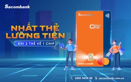 Vượt trội tính năng, tiện ích cùng thẻ tích hợp Sacombank Mastercard Only One