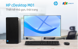 HP cDesktop M01: Thiết kế tối giản, đa dạng kết nối