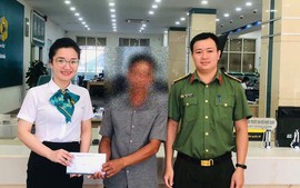 Người đàn ông chuyển tiền vào STK 8640052108 của một công ty, nhân viên BIDV thấy bất thường liền báo công an, tạm khoá chiều ghi nợ