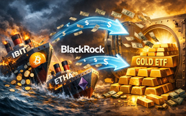 “Trót yêu” vàng, BlackRock đang rời xa Bitcoin?