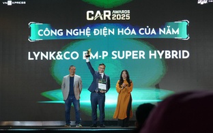 Các mẫu xe năng lượng mới thắng lớn ở Car Award 2025